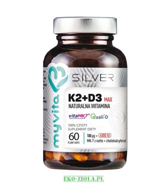 MyVita Silver Pure Witamina K2+D3 MAX 100/4000 60kaps