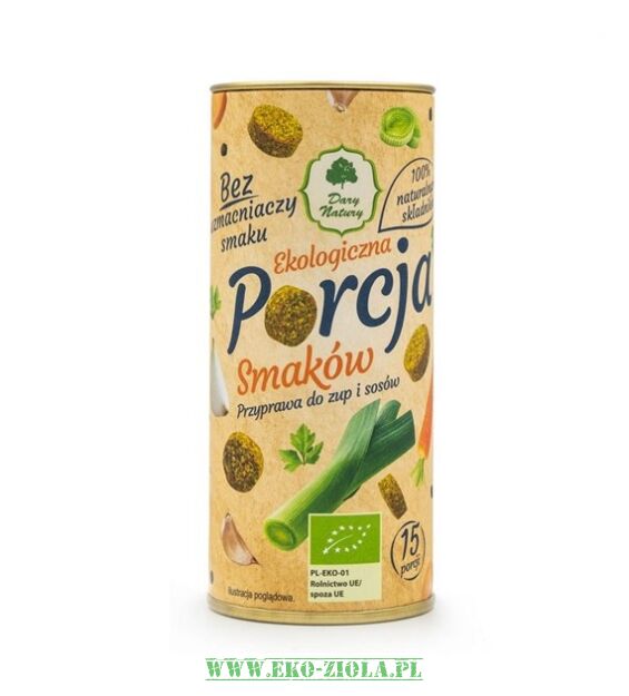 Dary Natury Porcja smaków EKO 120g (15szt) przyprawa do zup, sosów