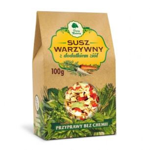 Dary Natury przyprawa Susz Warzywny z dodatkiem ziół bez soli 100g
