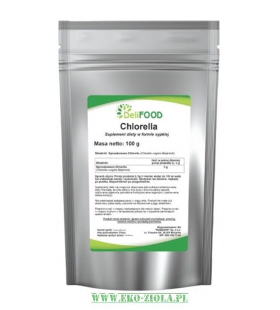 DeliFood Chlorella proszek 100g