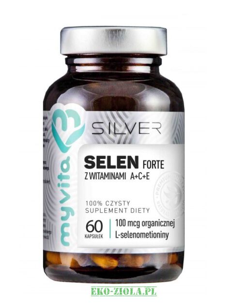 MyVita Silver Pure Selen Forte z witaminami A + C + E 100mcg 60 kaps