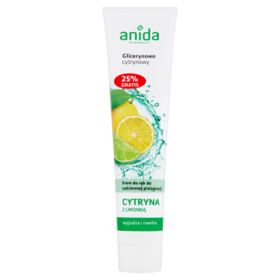 Anida Krem do rąk glicerynowo-cytrynowy, cytryna i limonka 125 ml